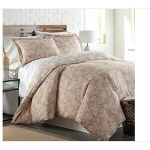 Southshore Fine Linens Perfect Paisley 3-Pc. Comforter Set, Full/Queen - Taupe